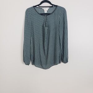 Max Studio blouse with keyhole front A12